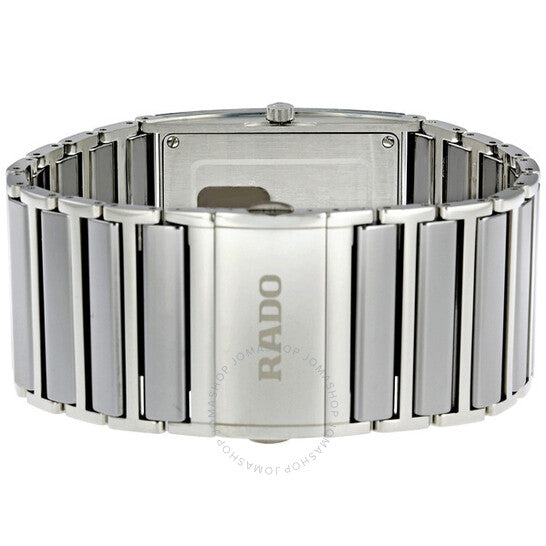 Rado, Integral XL Black Dial Stainless Steel Men's Watch