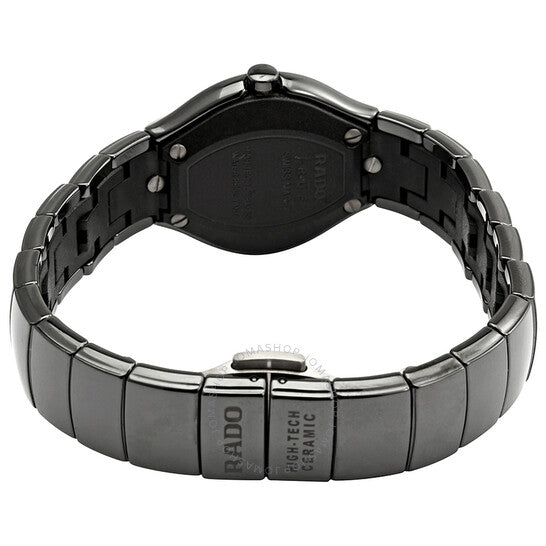 Rado, True Black Dial Ladies Ceramic Watch