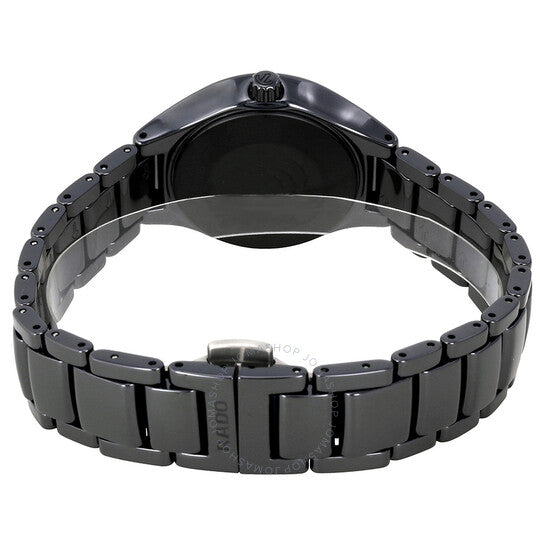 رادو، ساعة نسائية بمينا من الألماس الأسود الحقيقي