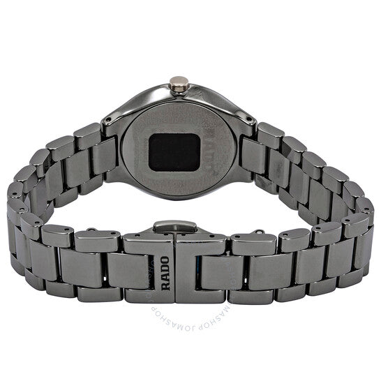 Rado, True Diamond Grey Dial Grey Ceramic Ladies Watch