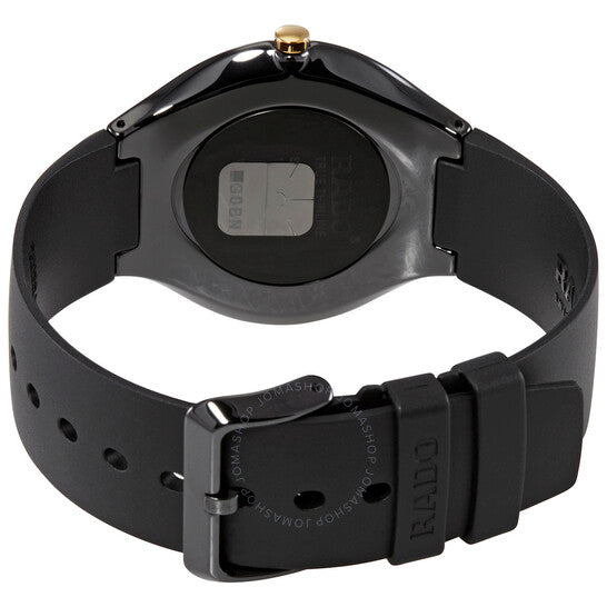 Rado, True Thinline Quartz Black Dial Ladies Watch