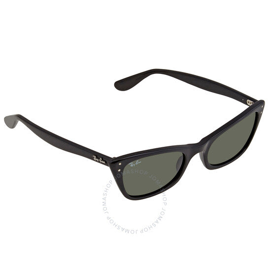 نظارات شمسية نسائية من راي بان، ليدي بوربانك، بتصميم عين القطة باللون الأخضر