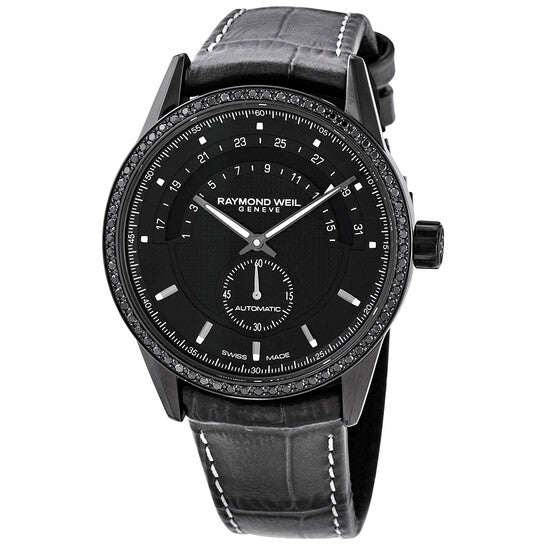 Raymond Weil, Freelancer Automatic Black Diamond Black Dial Ladies Watch