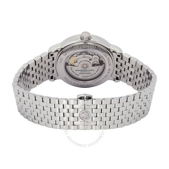 Raymond Weil, Maestro Automatic Moon Phase Silver Dial Men's Watch