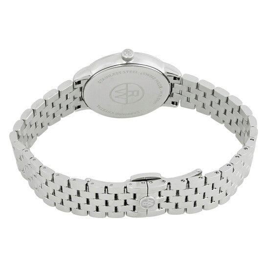 ساعة ريموند ويل توكاتا النسائية بمينا عاجي مرصع بالألماس