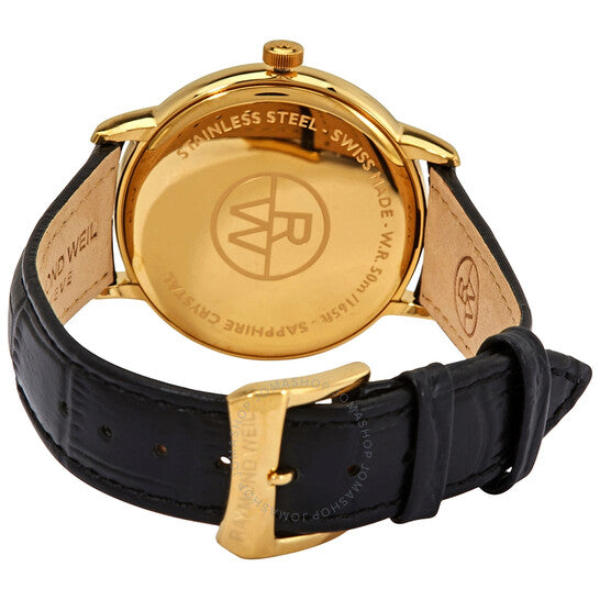 ساعة ريموند ويل توكاتا كوارتز للرجال بمينا أبيض