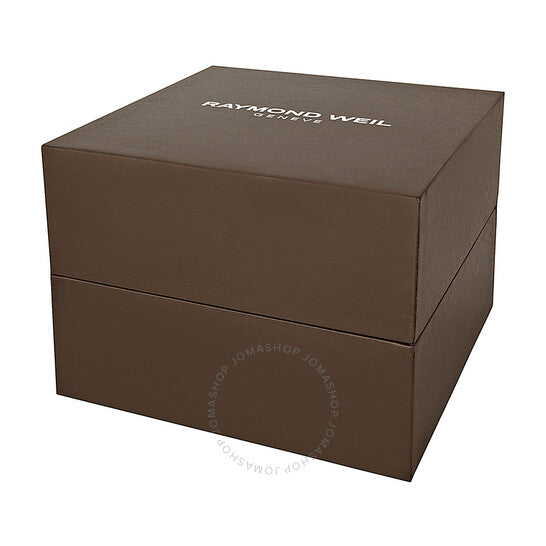 Raymond Weil, Tradition Silver Dial Black Leather Men's Watch