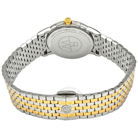 Raymond Weil, Tradition White Dial Ladies Two Tone Watch