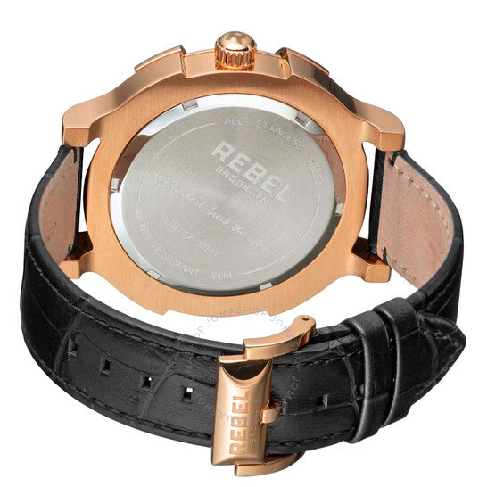 Rebel, Brooklyn Bridge Black Dial Men's Watch
