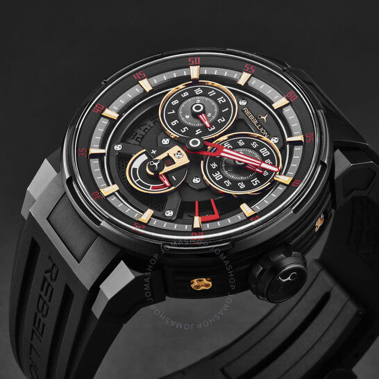 Rebellion, Predator 2.0 Automatic Black Dial Men's Watch