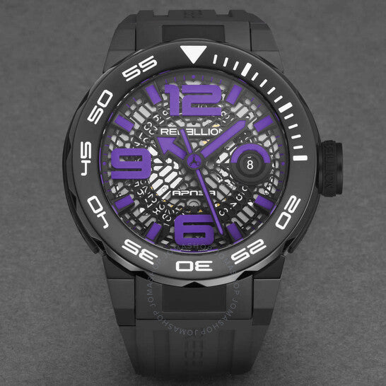 Rebellion, Predator Apnea Automatic Black Dial Men's Watch