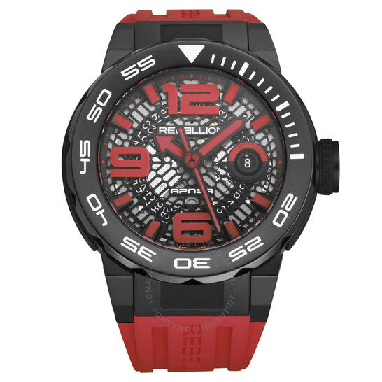 Rebellion, Predator Apnea Automatic Black Dial Men's Watch