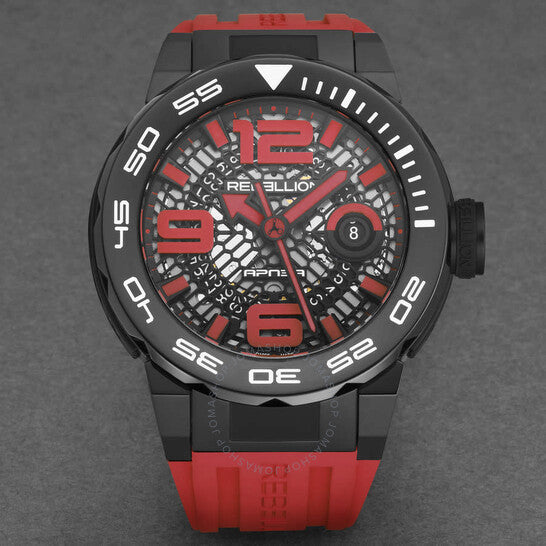 Rebellion, Predator Apnea Automatic Black Dial Men's Watch