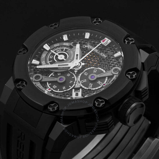 Rebellion, Predator Chronograph Automatic Black Dial Men's Watch