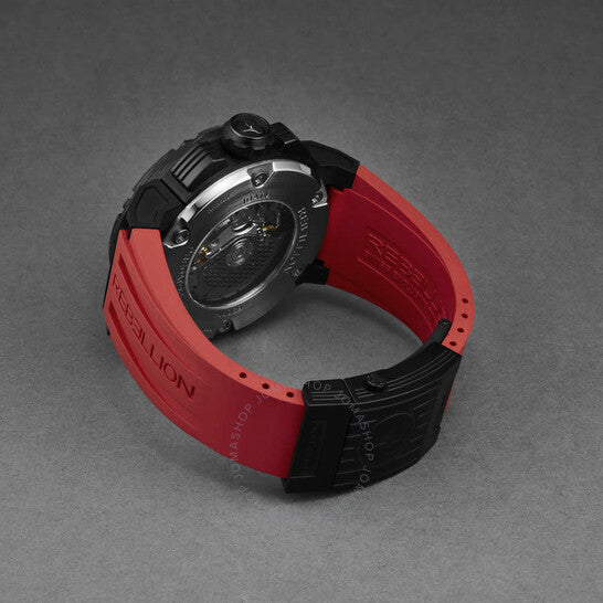 Rebellion, Predator Chronograph Automatic Black Dial Men's Watch