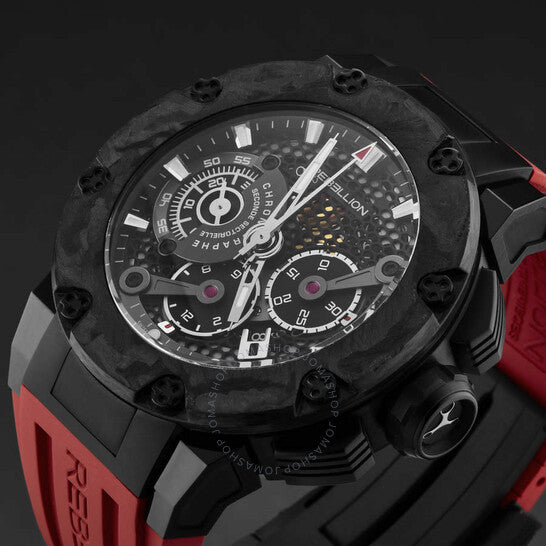 Rebellion, Predator Chronograph Automatic Black Dial Men's Watch