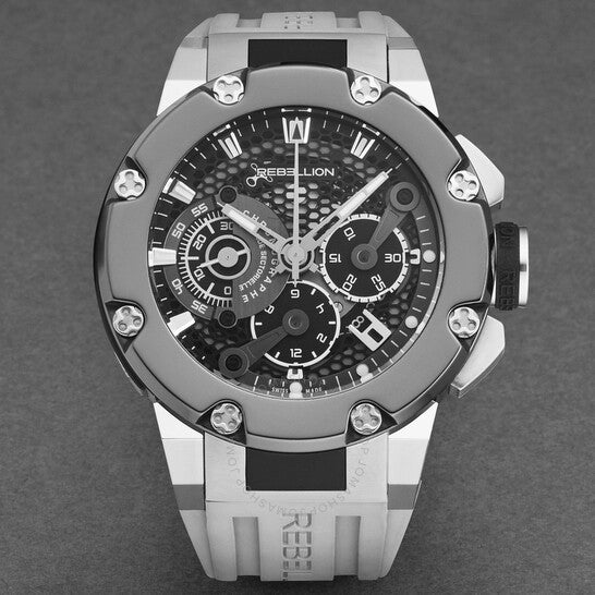 Rebellion, Predator Chronograph Automatic Black Dial Men's Watch