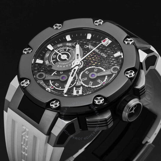 Rebellion, Predator Chronograph Automatic Black Dial Men's Watch