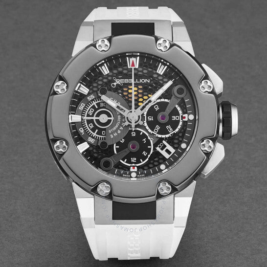 Rebellion, Predator Chronograph Automatic Black Dial Men's Watch