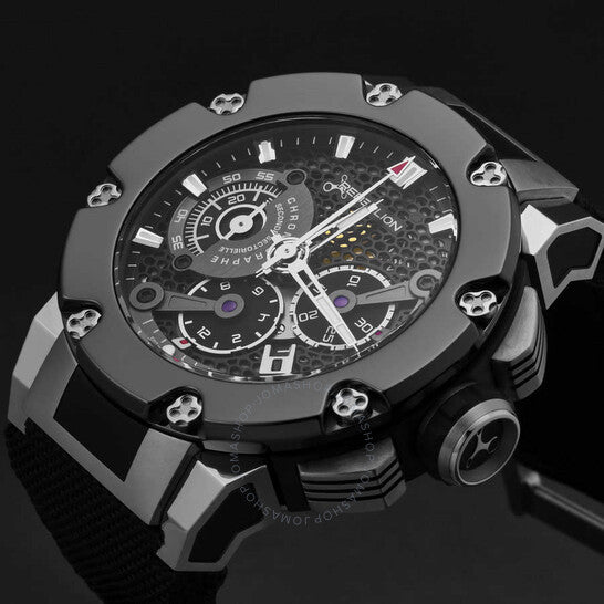 Rebellion, Predator Chronograph Automatic Black Dial Men's Watch