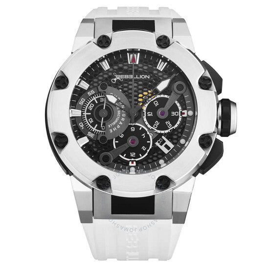 Rebellion, Predator Chronograph Automatic Black Dial Men's Watch