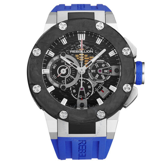 Rebellion, Predator Chronograph Automatic Black Dial Men's Watch