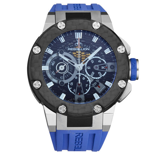 Rebellion, Predator Chronograph Automatic Black Dial Men's Watch