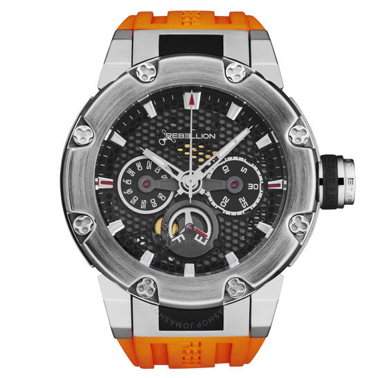 Rebellion, Predator Chronograph Automatic Black Dial Men's Watch
