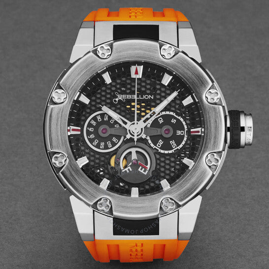 Rebellion, Predator Chronograph Automatic Black Dial Men's Watch