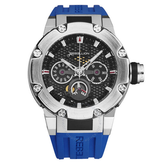 Rebellion, Predator Chronograph Automatic Black Dial Men's Watch