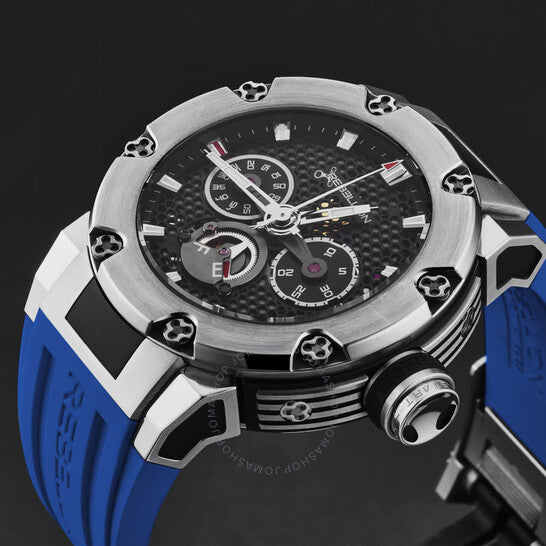 Rebellion, Predator Chronograph Automatic Black Dial Men's Watch