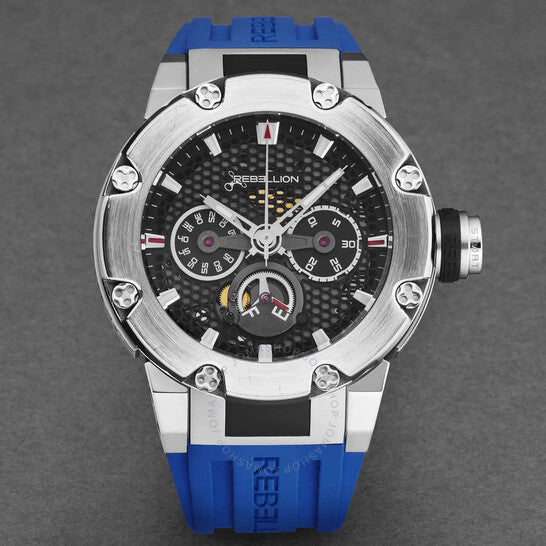 Rebellion, Predator Chronograph Automatic Black Dial Men's Watch