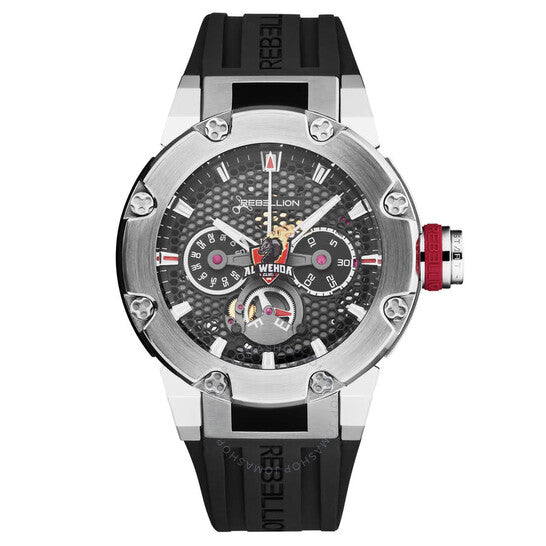 Rebellion, Predator Chronograph Automatic Black Dial Men's Watch