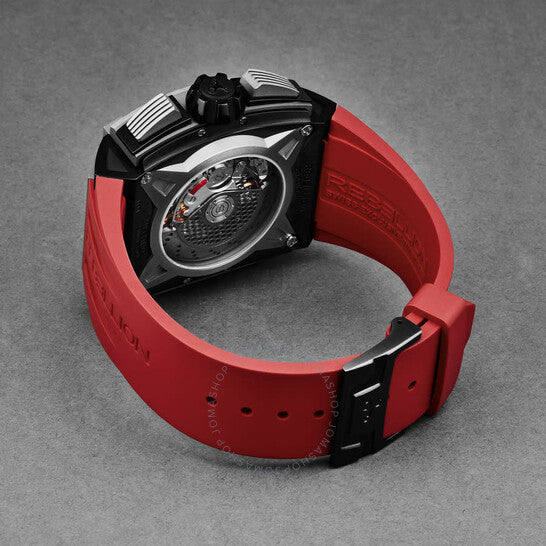 Rebellion, Re1 2.0 Chronograph Automatic Black Dial Men's Watch