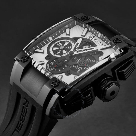 ساعة ريبيليون، Re1 كرونوغراف أوتوماتيكية للرجال بمينا أبيض