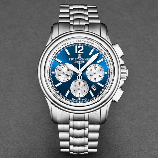Revue Thommen, Air Speed Chronograph Automatic Blue Dial Men's Watch