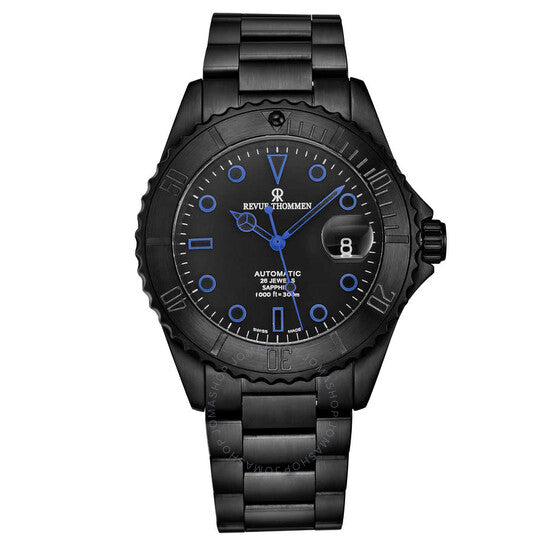 Revue Thommen, Diver Automatic Black Dial Men's Watch