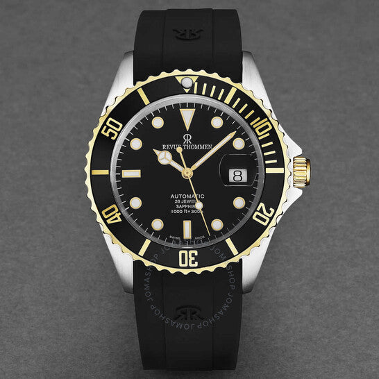 ساعة Revue Thommen، Diver Automatic Black Dial للرجال