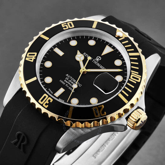 ساعة Revue Thommen، Diver Automatic Black Dial للرجال