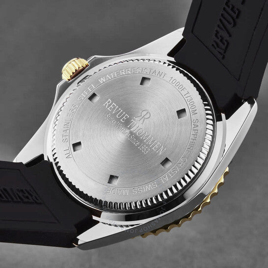 ساعة Revue Thommen، Diver Automatic Black Dial للرجال