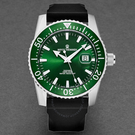 Revue Thommen, Diver Automatic Green Dial Men's Watch