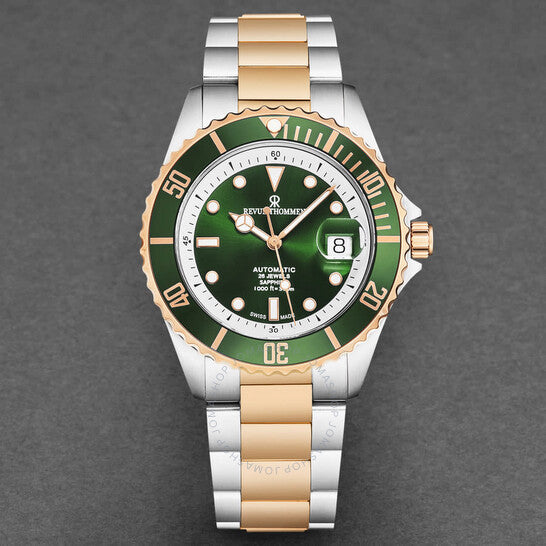 Revue Thommen, Diver Automatic Green Dial Men's Watch