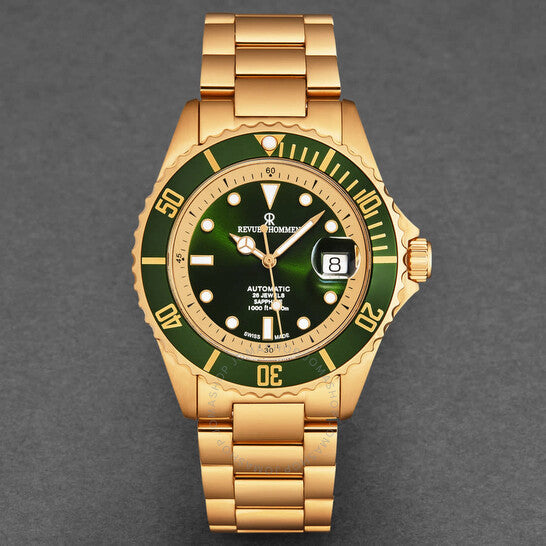 Revue Thommen, Diver Automatic Green Dial Men's Watch
