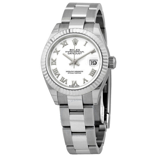 Rolex, Lady Datejust Automatic White Dial Ladies Oyster Watch