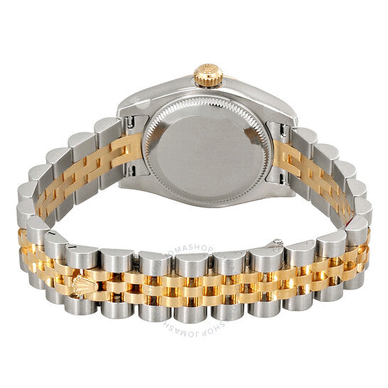 ساعة رولكس ليدي ديت جست أوتوماتيكية بمينا ياقوت شامبانيا