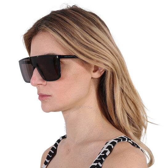 Saint Laurent, Black Mask Ladies Sunglasses