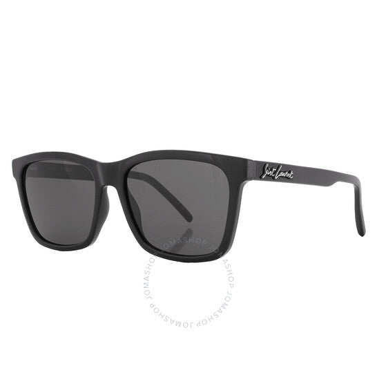 Saint Laurent, Black Square Men's Sunglasses