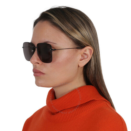 Saint Laurent, Brown Square Ladies Sunglasses