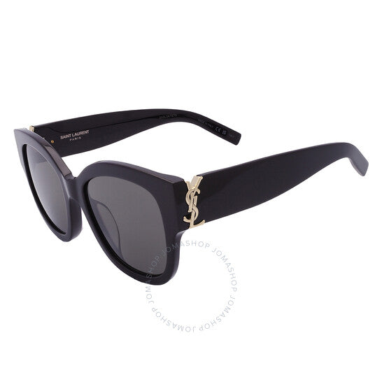 Saint Laurent, Grey Butterfly Ladies Sunglasses