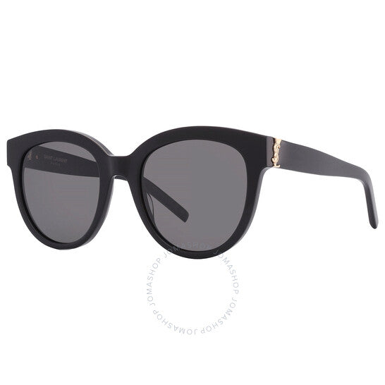Saint Laurent, Grey Round Ladies Sunglasses